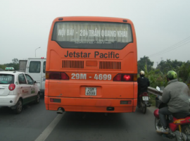 Xe bus Jetstar đi Nội Bài