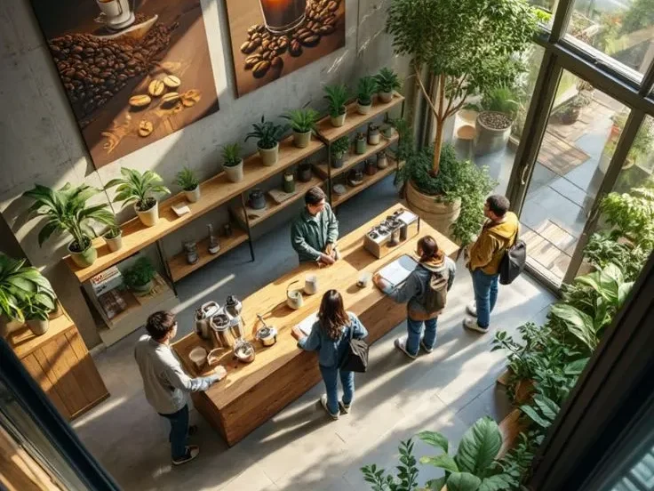 Không gian quán đẹp mang lại trải nghiệm tốt cho khách hàng