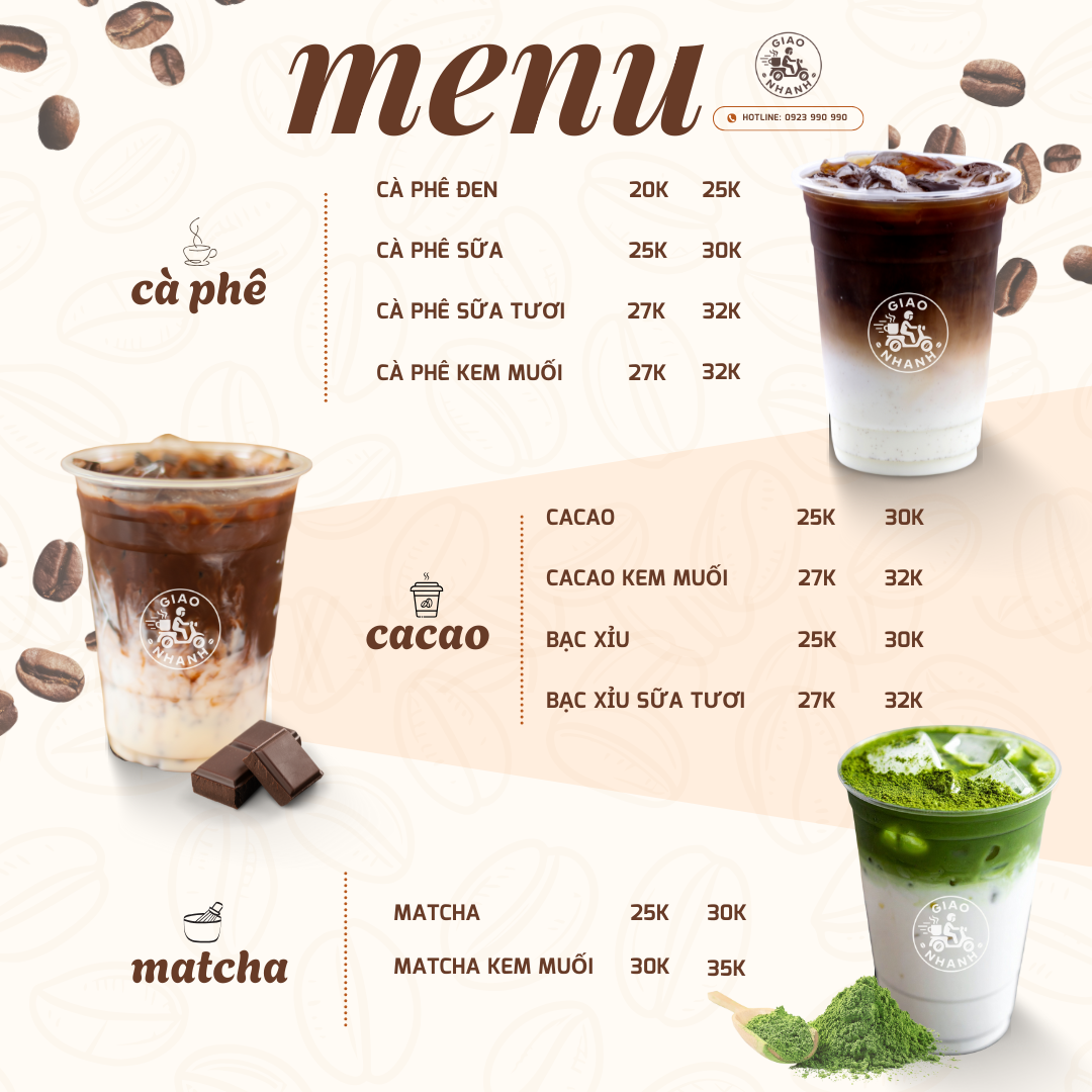 Menu GiaoNhanh